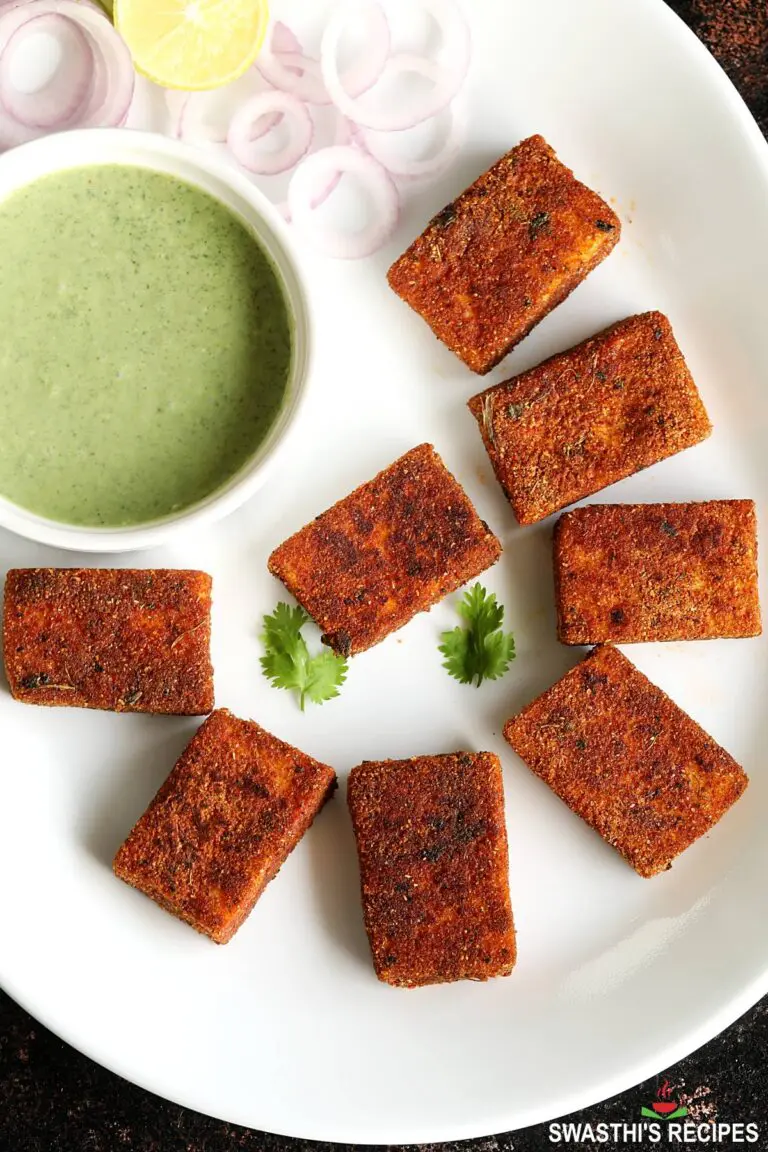 Pan Fried Paneer Recipe (Paneer Fry)