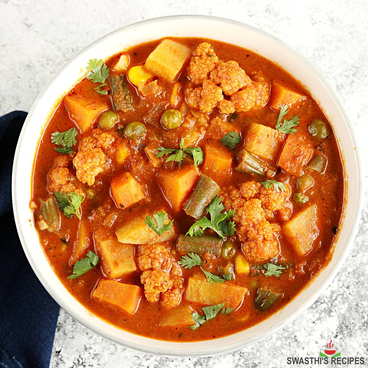 Vegetable curry recipe