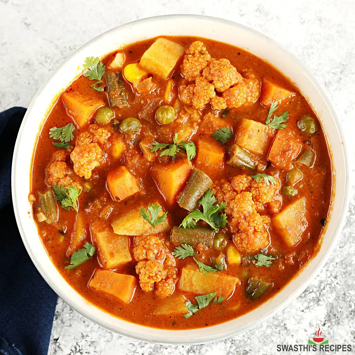 Vegetable curry recipe
