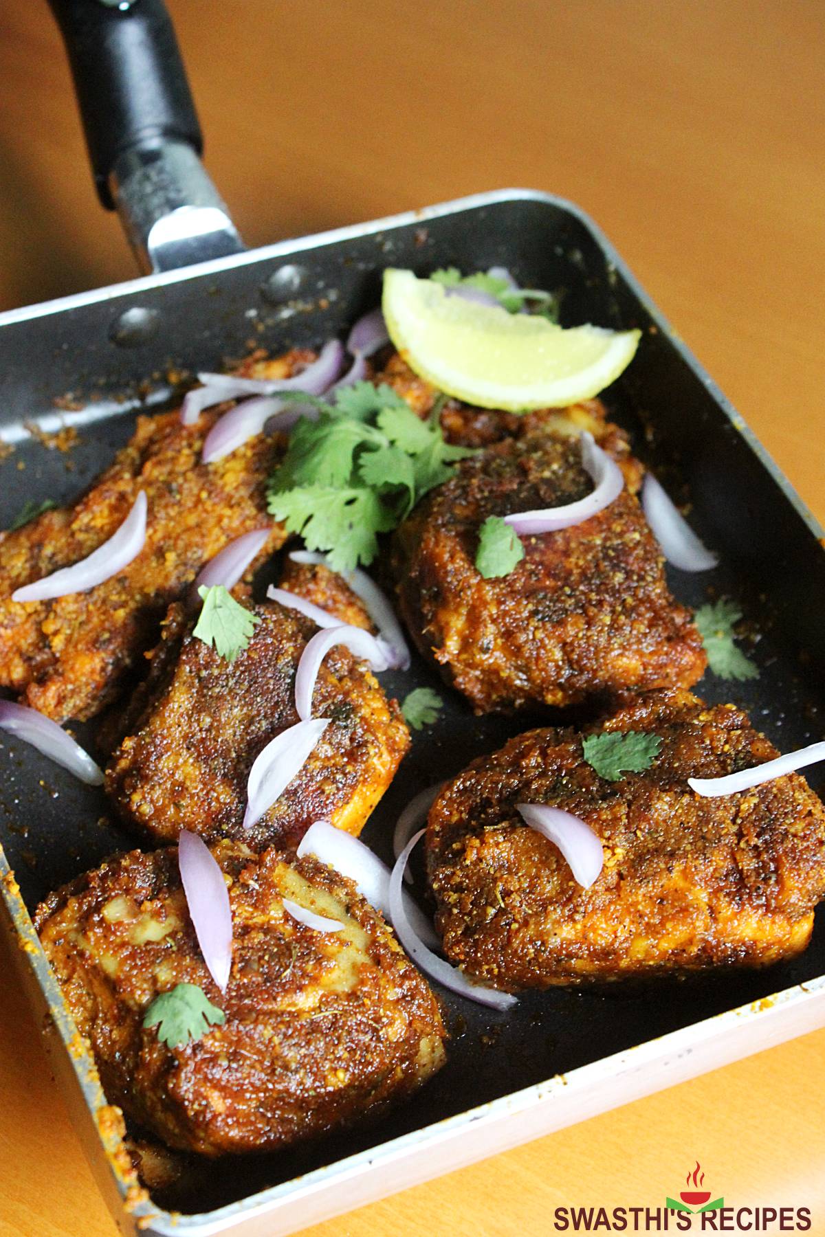 Amritsari Fish Recipe (Tawa Fish Fry) - Swasthi's Recipes