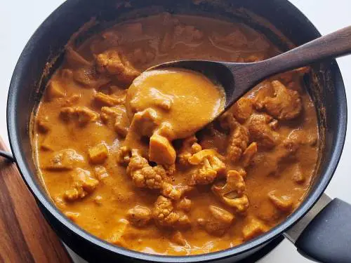 consistency of curry sauce
