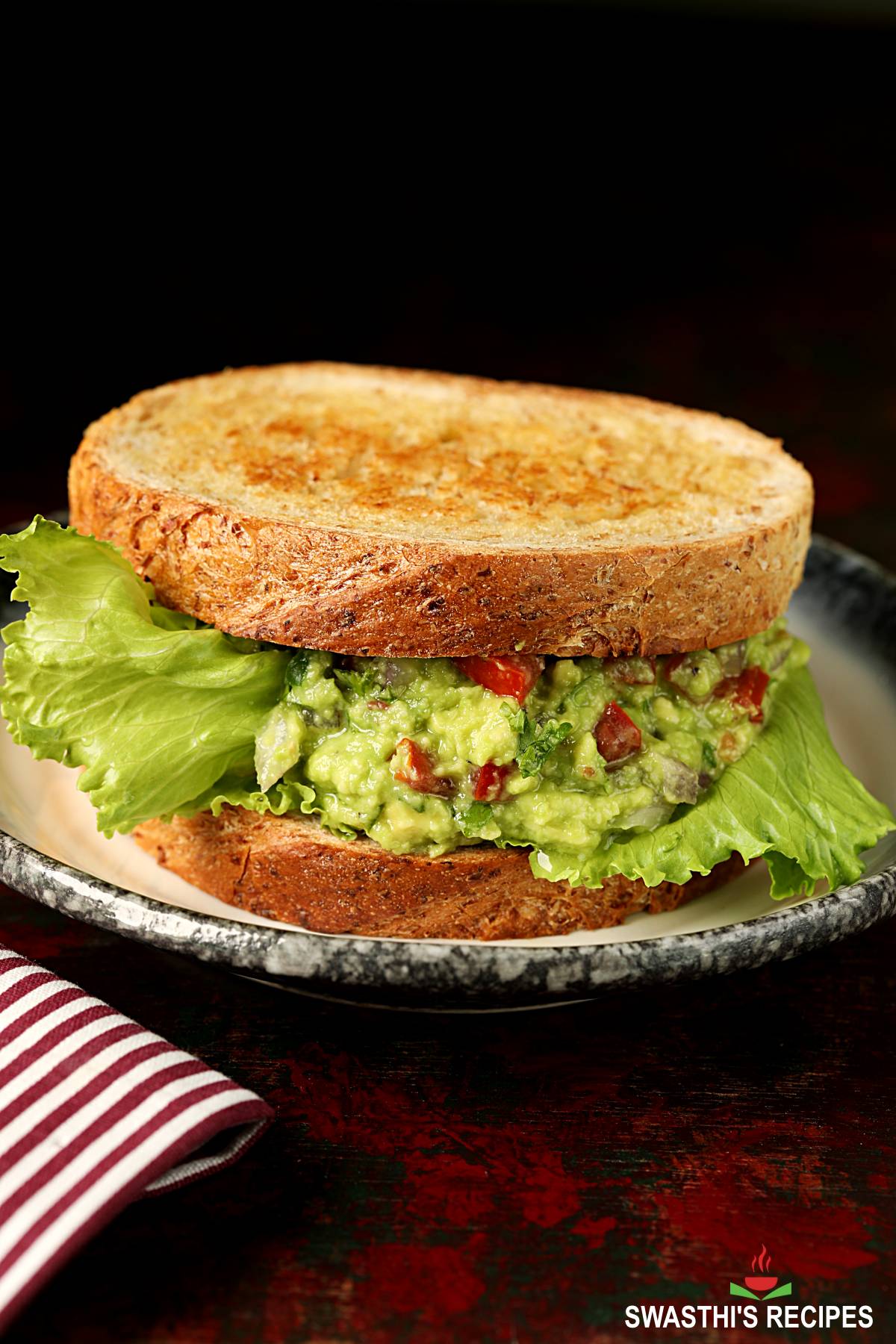 Guacamole sandwich recipe