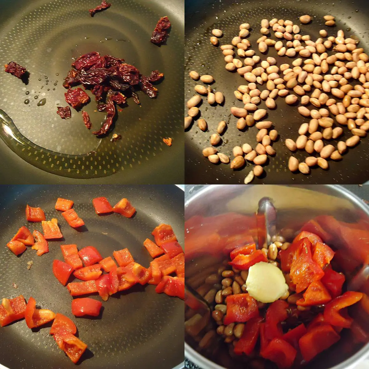 step by step red pepper chutney