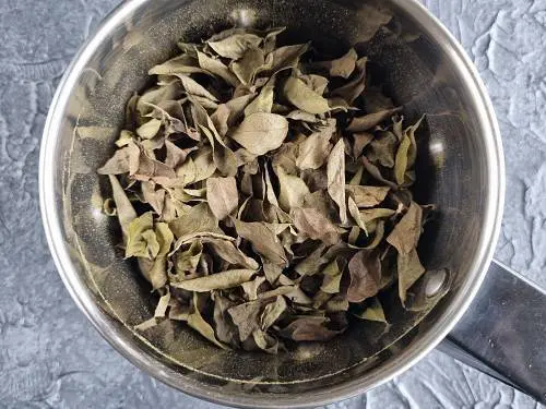 herbs in a grinder