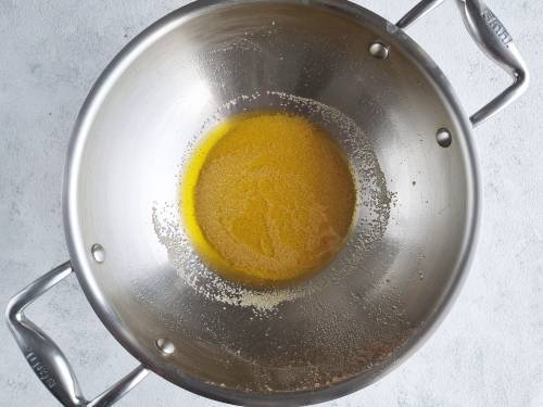 fry semolina in ghee