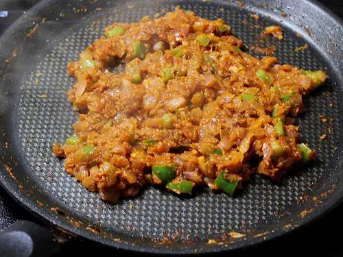 tawa masala on a griddle