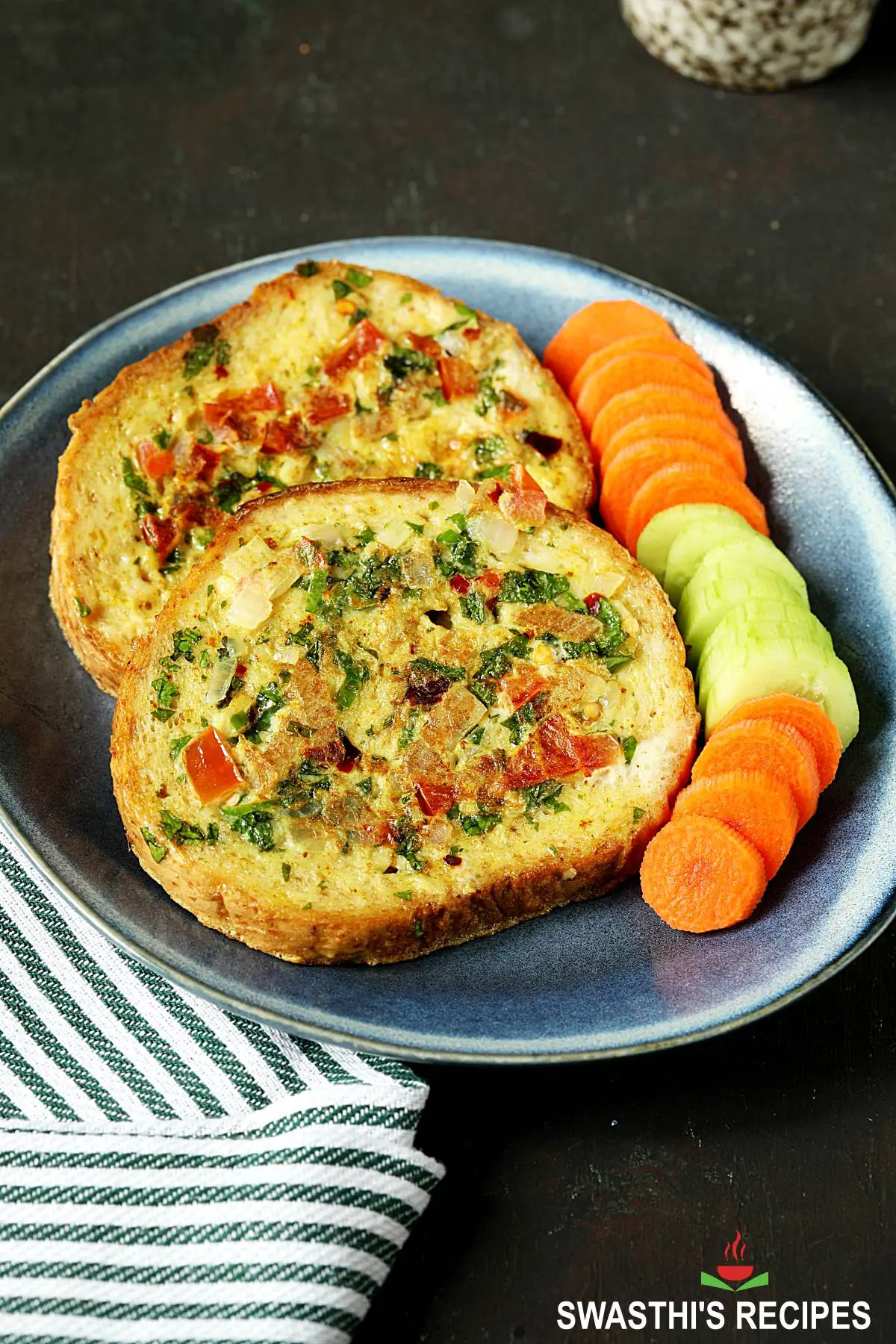 Hard-Boiled Egg and Herb Toast Recipe