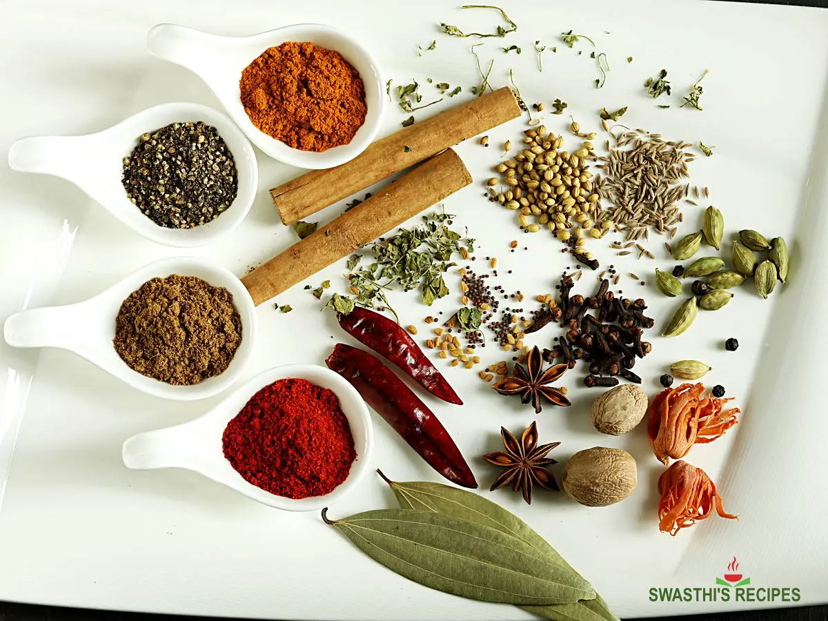 Basic Indian Spices, All About Spices Benefits, Indian Traditional Masala  Box