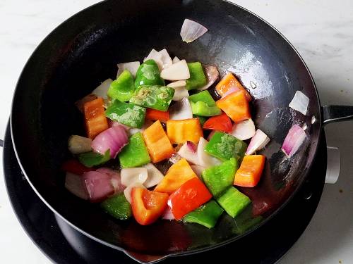 stir fry bell peppers