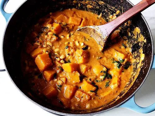 texture of butternut squash curry
