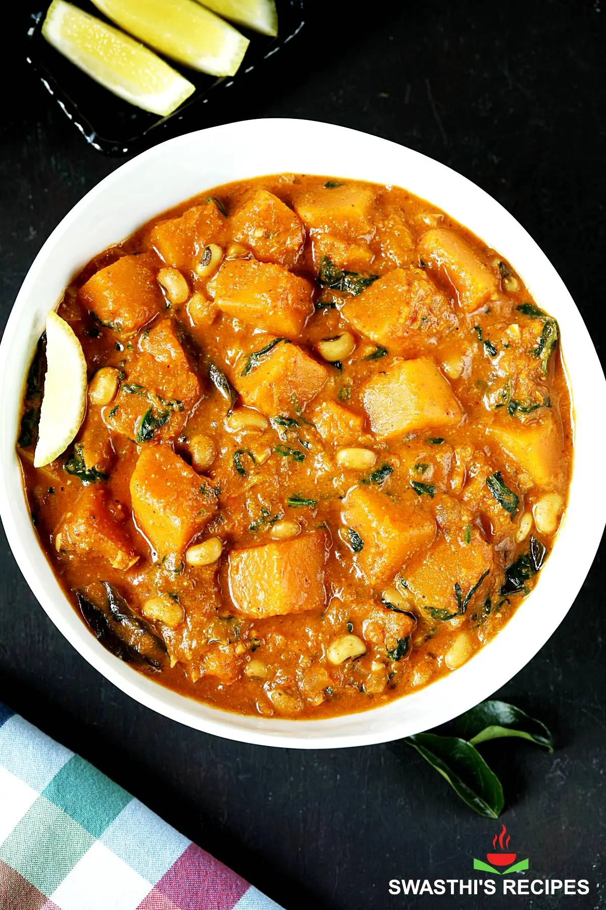 Butternut Squash Curry Recipe Swasthi's Recipes