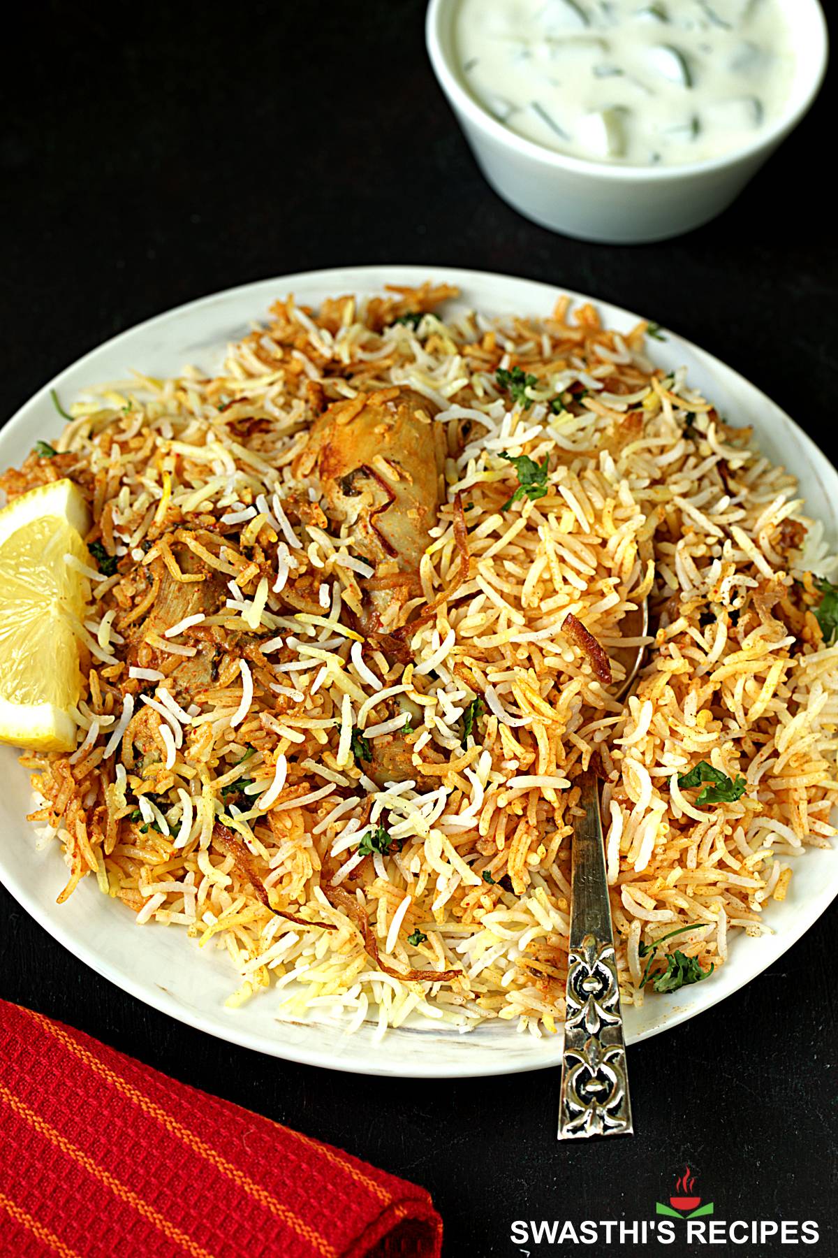 chicken biryani in restaurant style