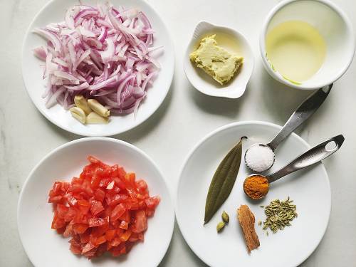 ingredients for the curry