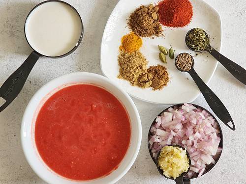 ingredients to make aloo gobi