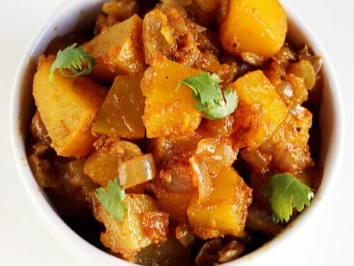 Kaddu ki Sabzi - Pumpkin Sabzi