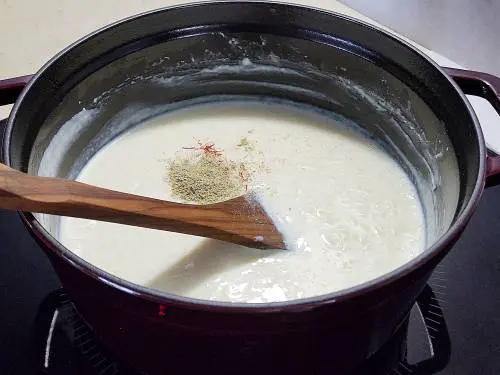 spices in rice pudding