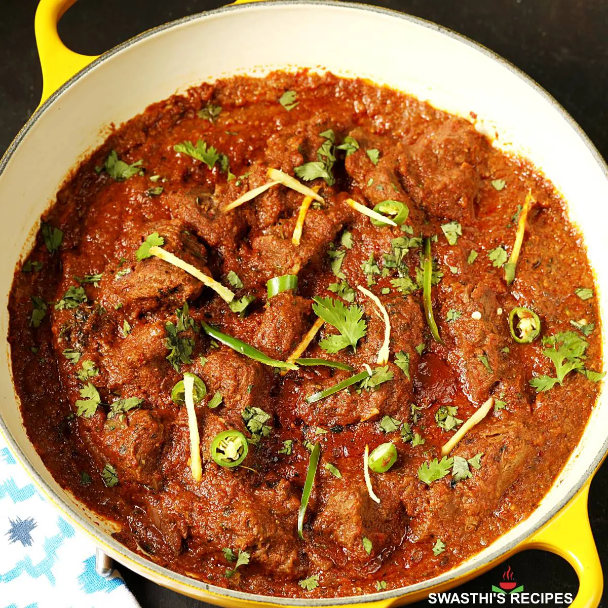 Lamb Karahi (Mutton Karahi) Swasthi's Recipes