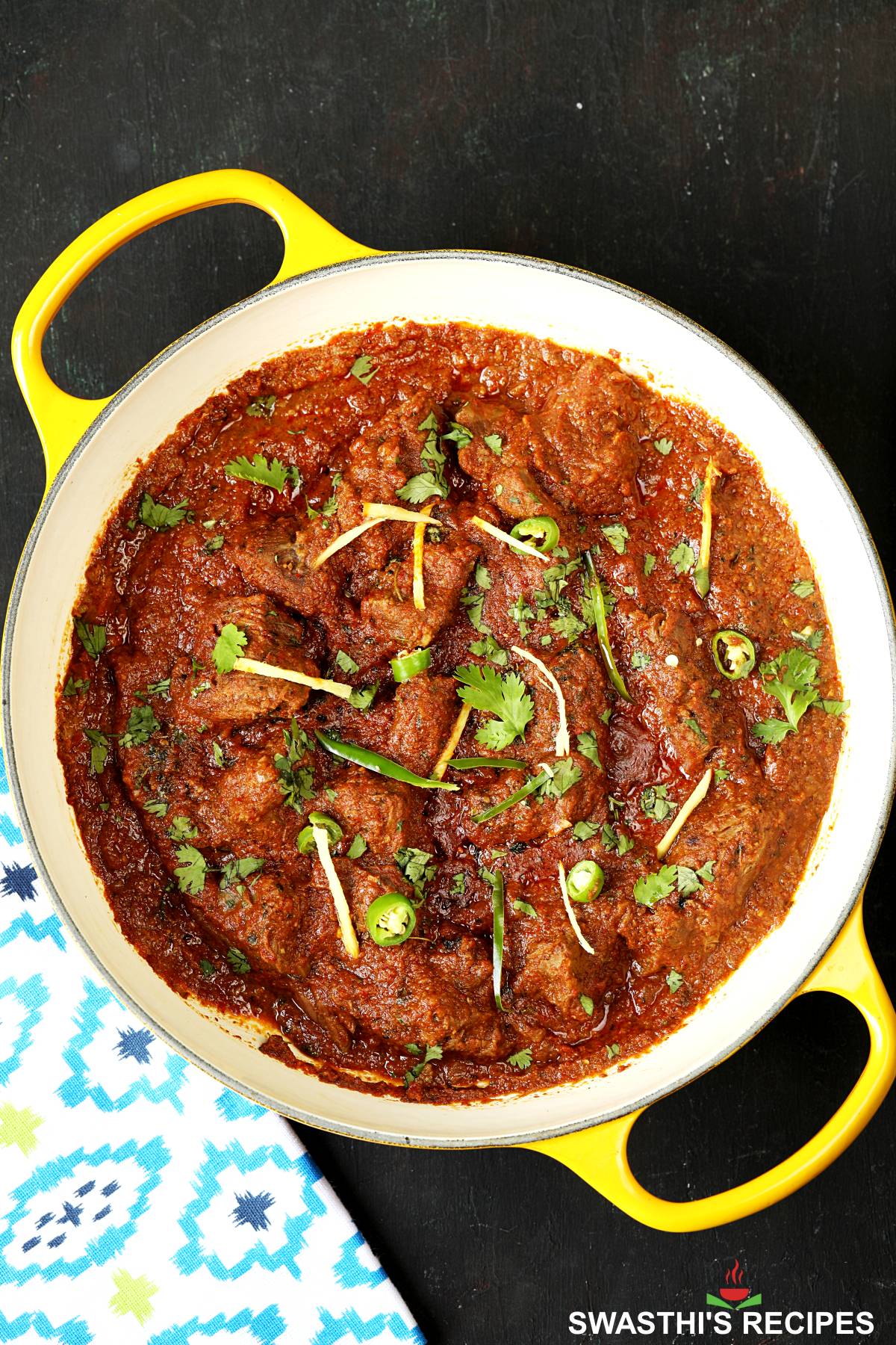 Lamb Karahi (Mutton Karahi) Swasthi's Recipes