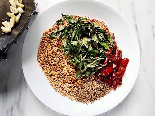 cooling ingredients for flaxseed podi