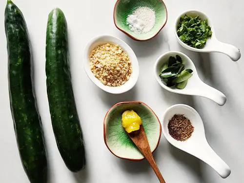 ingredients to use Indian Cucumber Salad