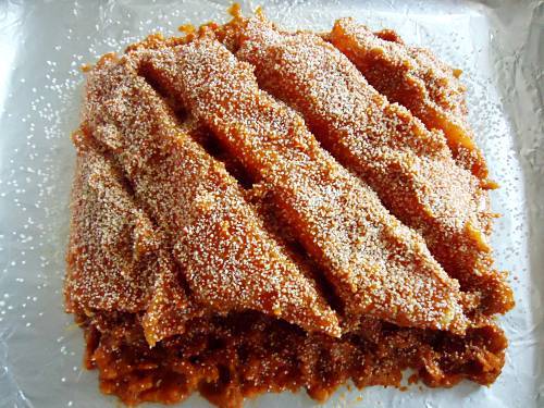 oven grilled fillet with semolina