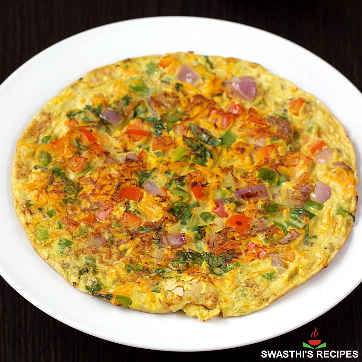 Egg Oats Omelet for breakfast