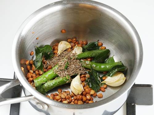 adding cumin seeds