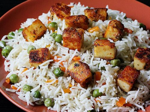 Paneer Pulao - Paneer Rice