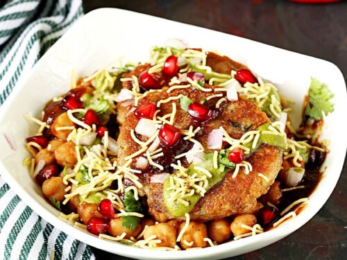 Tikki Chaat - Chole Tikki Chaat
