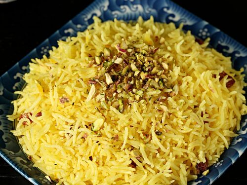 saffron rice with basmati