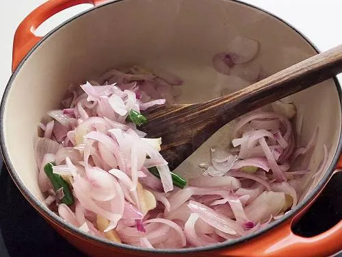 saute onions