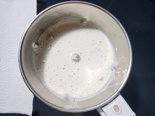 nut puree in a blender