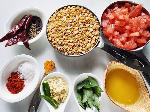 ingredients to cook toor dal