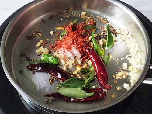 spices added to ghee