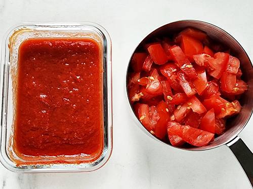 fresh vs canned tomatoes for paneer jalfrezi