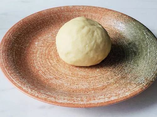 kneading dough for gujiya covering