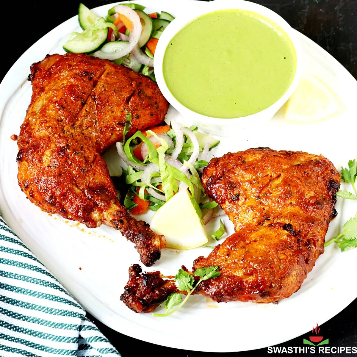 Tandoori chicken quarters - legs