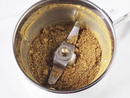 ground spices in a jar