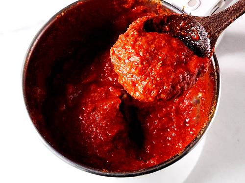 smooth paste for shrimp vindaloo