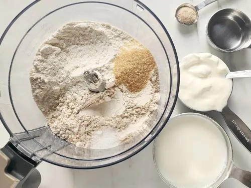 ingredients to make dough
