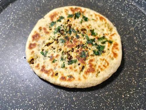 pan toasted keema naan