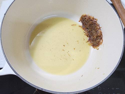 fried onions with ghee