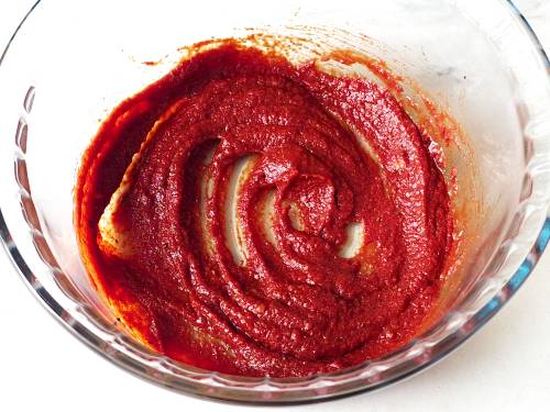 marinade ready in a mixing bowl